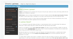 Desktop Screenshot of chroniclaziness.com